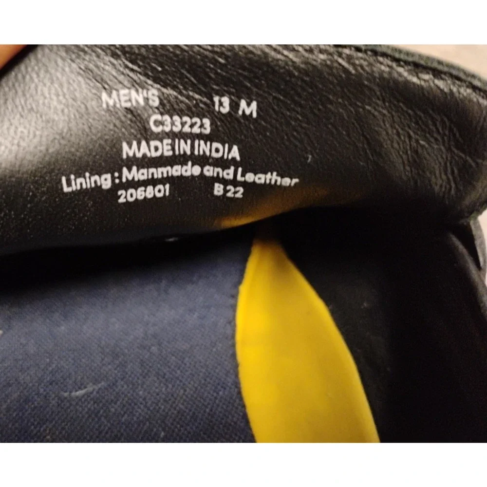 Cole Haan Warner Grand Penny Loafer Black Leather Size 13M C33223